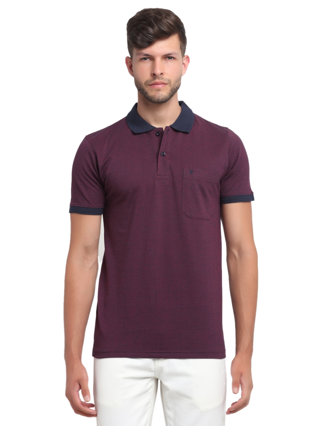 VENITIAN | Brown Striped T-Shirt
