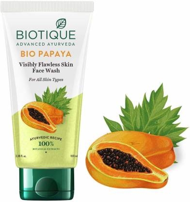 Biotique Advanced Ayurveda | Biotique Bio Papaya Visibly Flawless Skin Face Wash