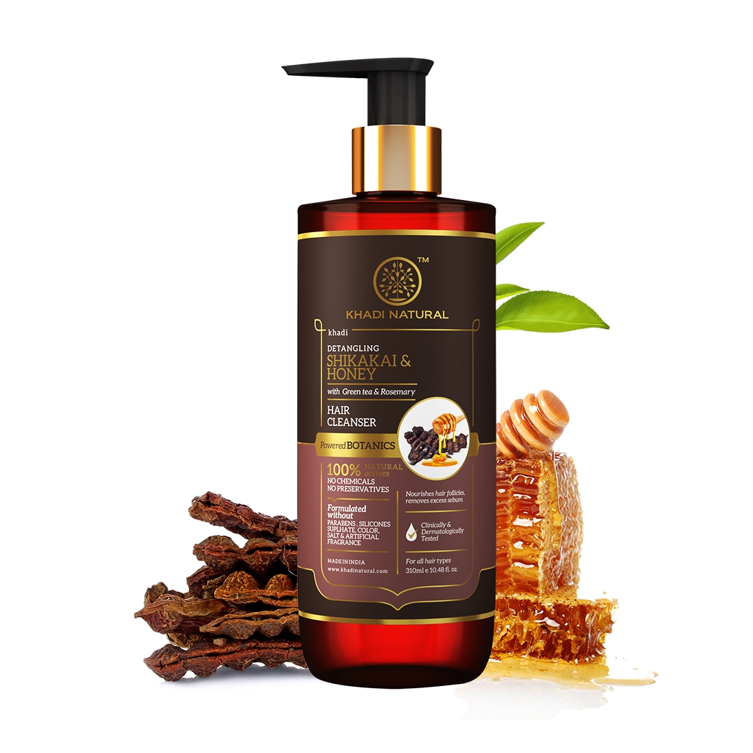 Khadi Natural | KHADI NATURAL Shikakai & Honey Hair Cleanser-Powered Botanics
