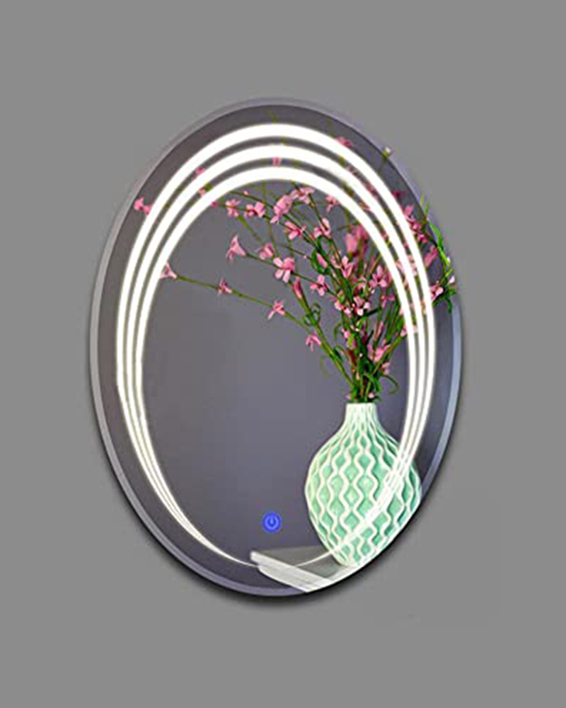 Order Happiness | Order Happiness Traditional LED Mirror Lighted Mirror (Oval)