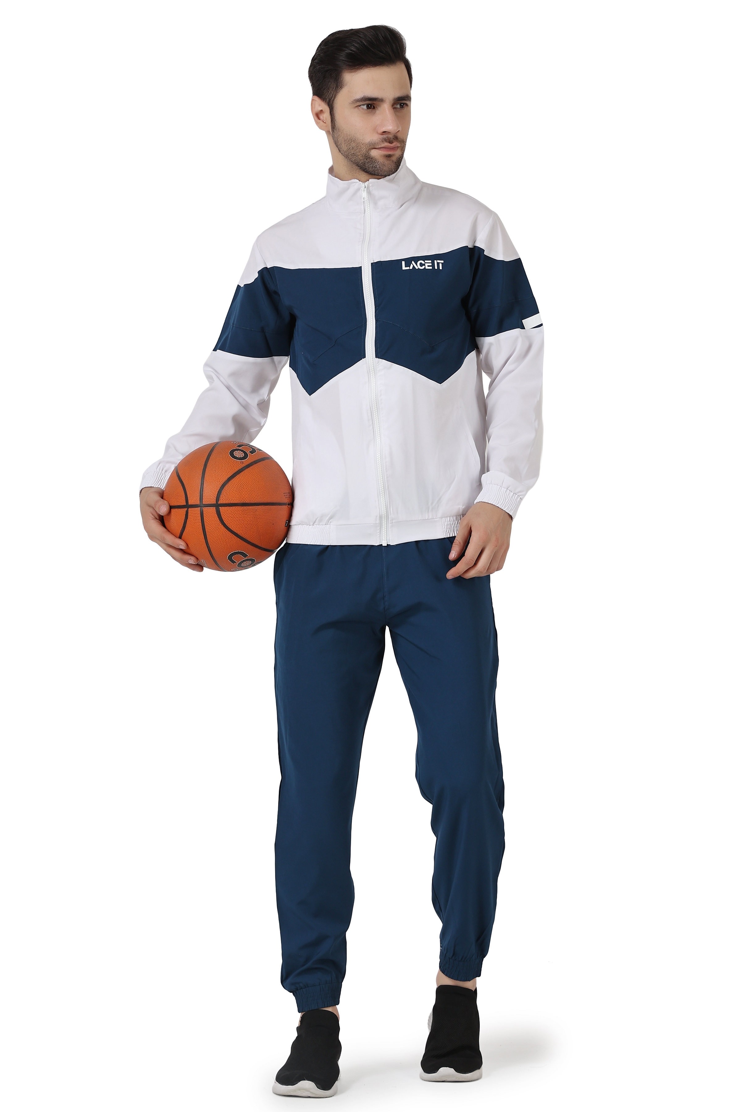 LACE IT | LACE IT Men's Sports Jacket(White)