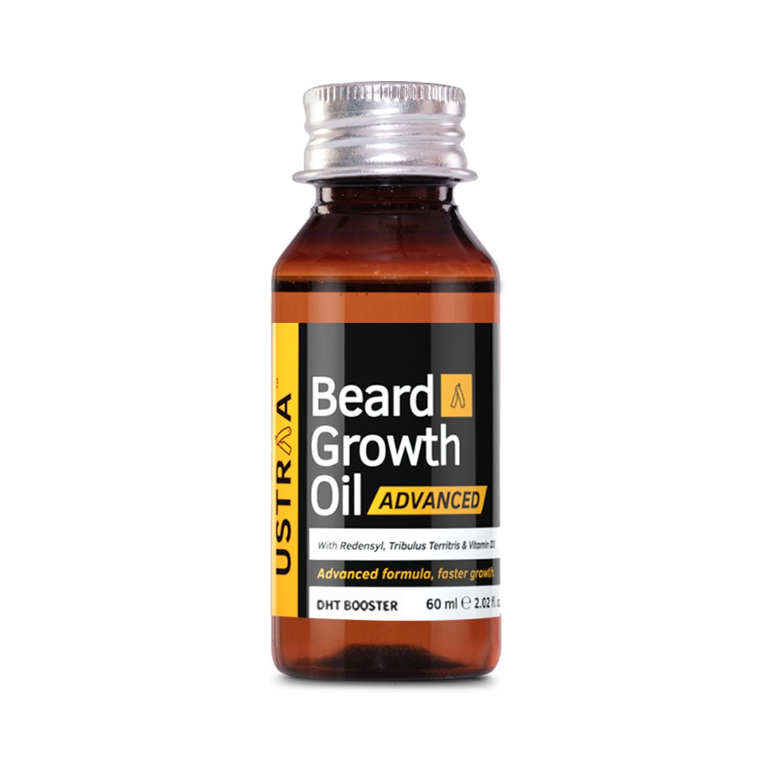 Ustraa Beard growth Oil Advance 60 ml & Hair Wax Wet Look 100 g