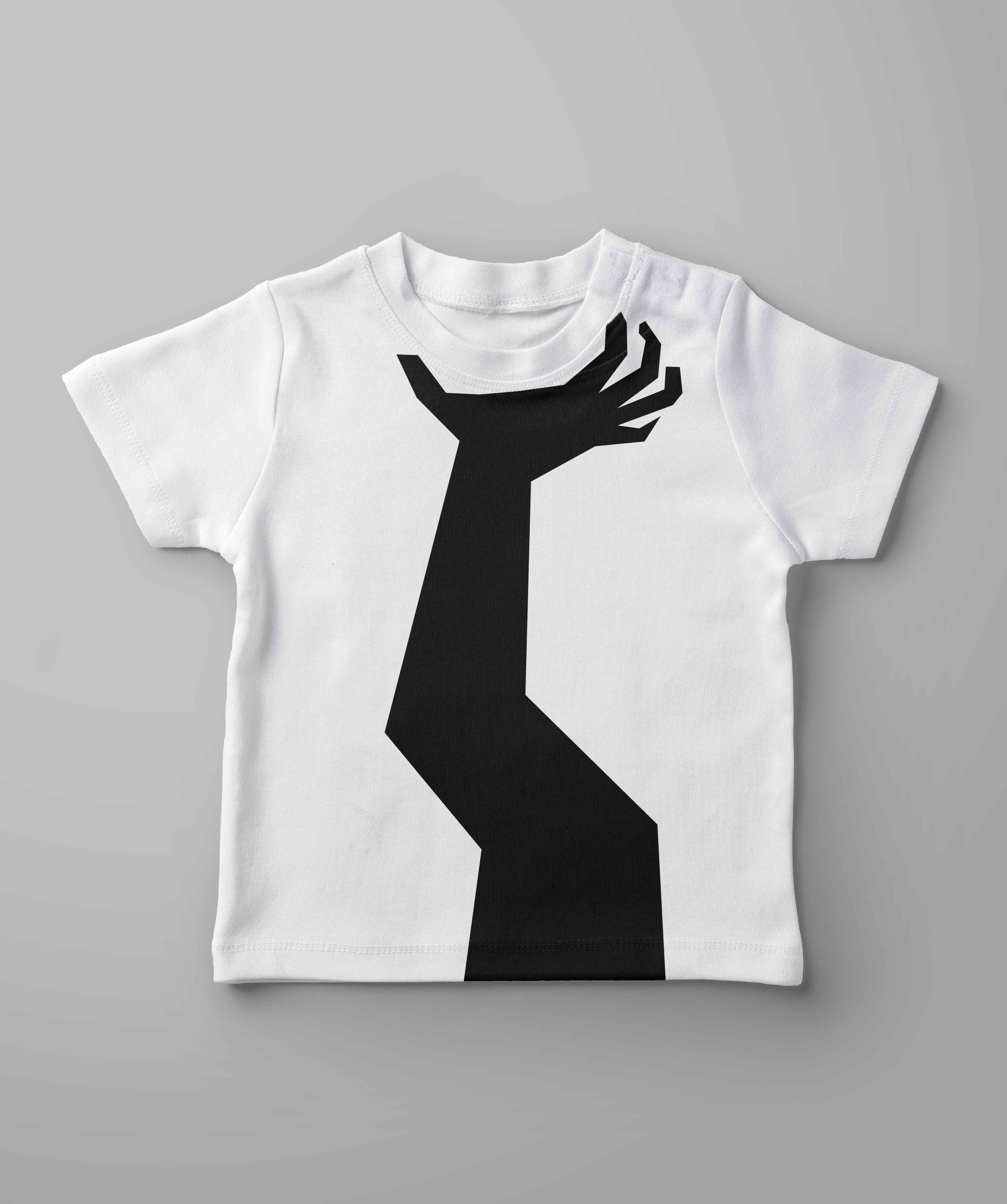 UrGear | UrGear Kids White Hand Printed Cotton T-Shirt