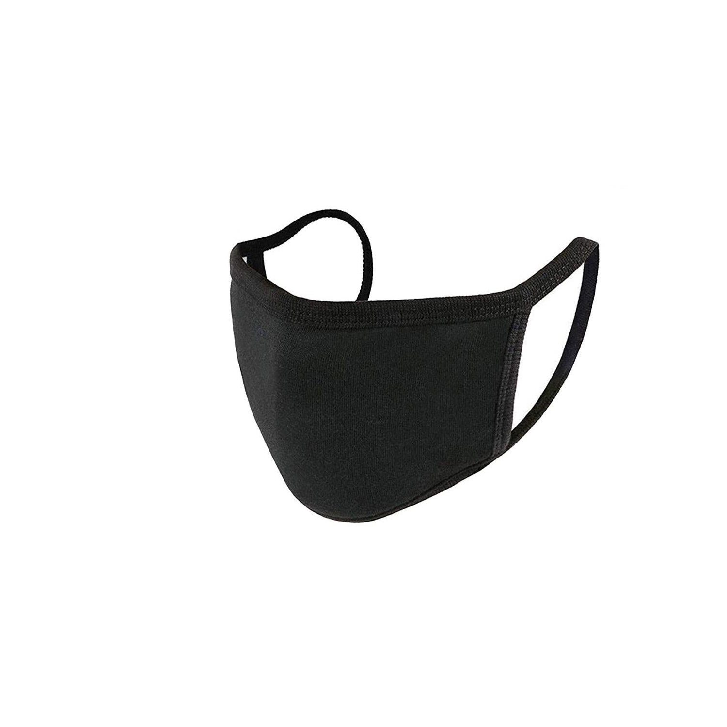 Wiseprotec | wise protec Polypropylene Reuseable Fashion Mask (Black, Without Valve) for Unisex