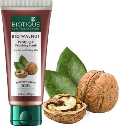 Biotique Advanced Ayurveda | Biotique Bio Walnut Purifying & Polishing Scrub