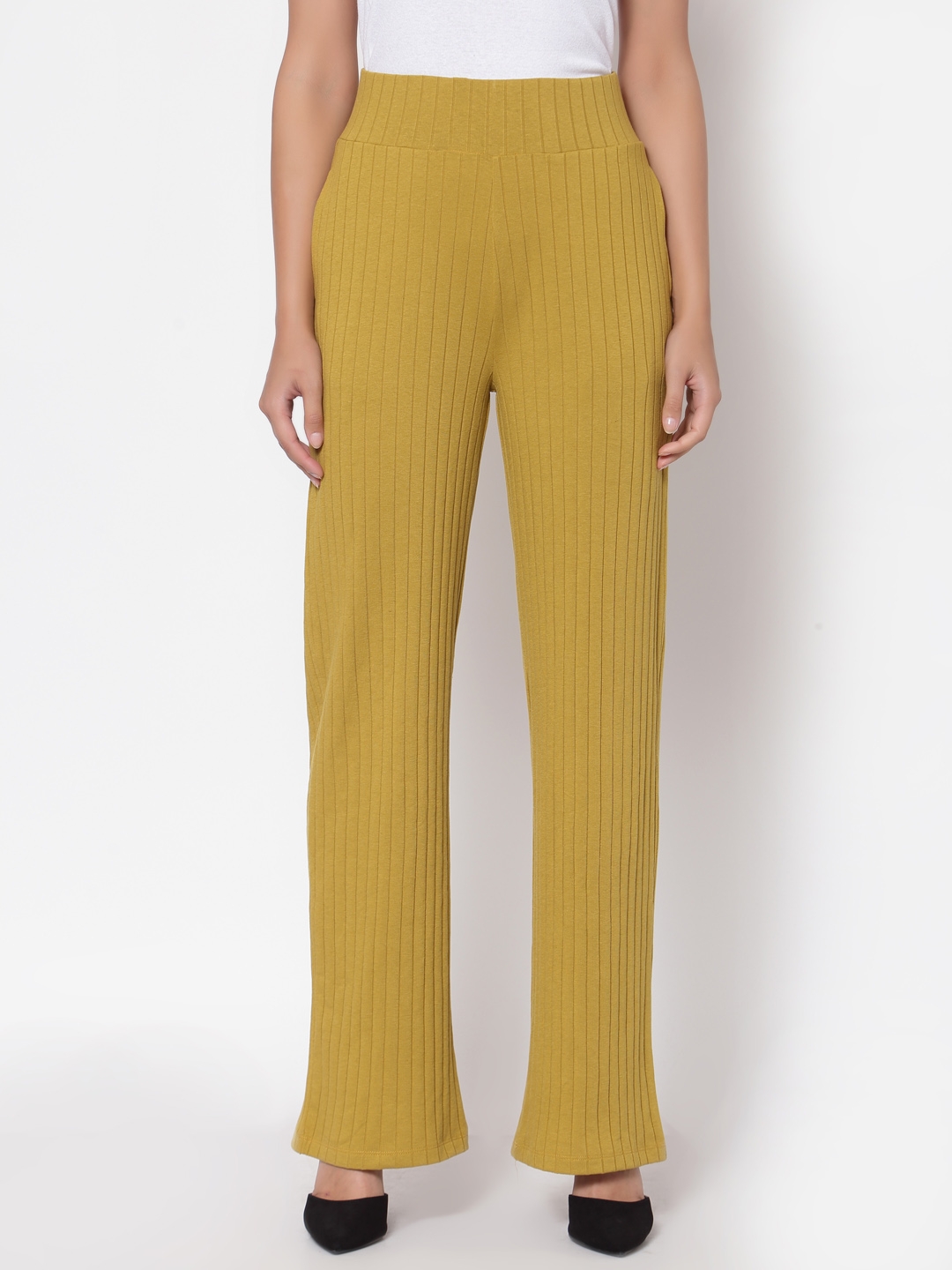 YOONOY | Yoonoy Women Colorblock Straight Pants with Side Pockets