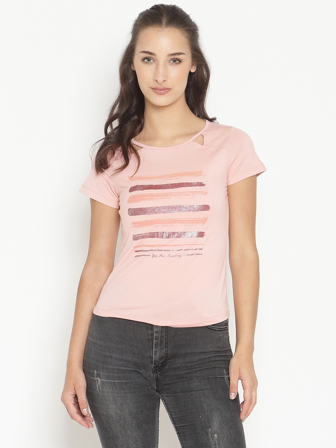 METTLE | Women DUSTY PINK T-Shirts