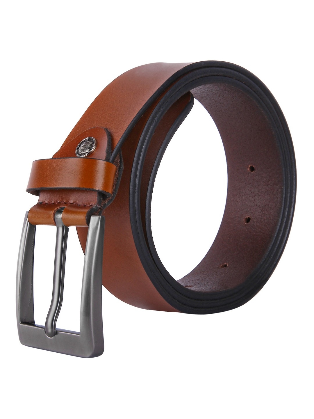 CREATURE | Creature Plain Solid Formal/Casual Tan Genuine Leather Belts For Men